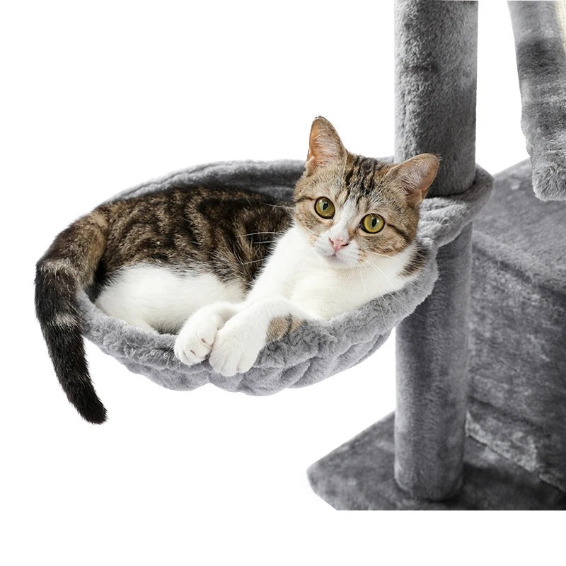 112CM Grand Multi-Level Cat Tree with Condo and Scratching Posts