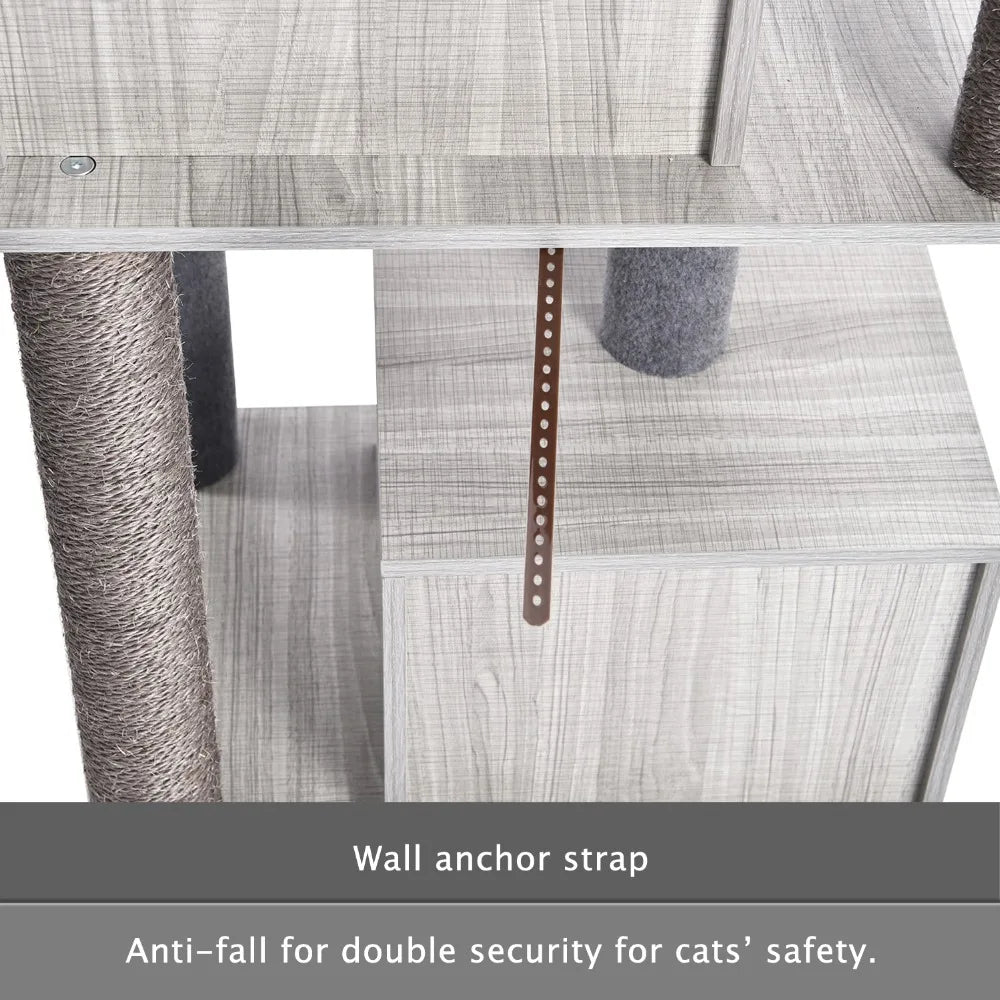 141cm Luxury Modern Cat Tree - Designer Series