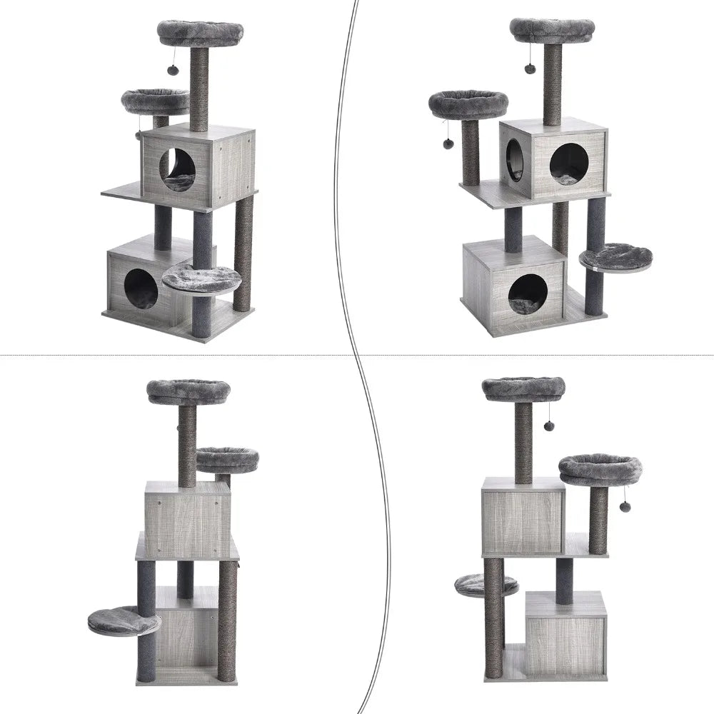 141cm Luxury Modern Cat Tree - Designer Series