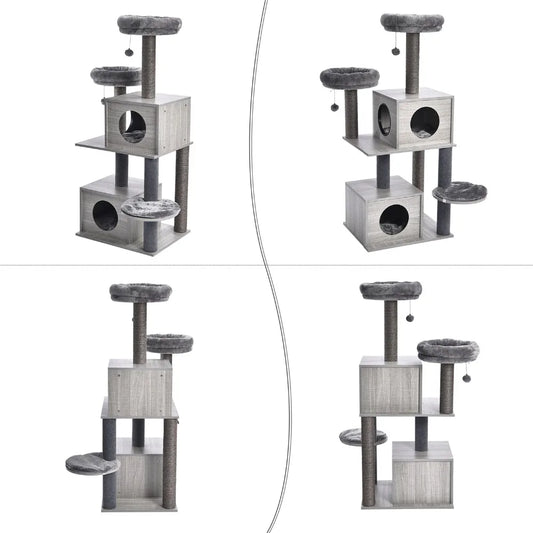 141cm Luxury Modern Cat Tree - Designer Series