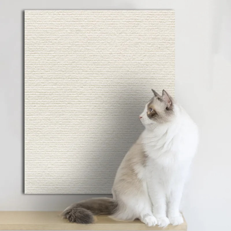 Self-Adhesive Cat Scratching Mat β Trimmable Carpet Protector for Sofa, Walls & Furniture