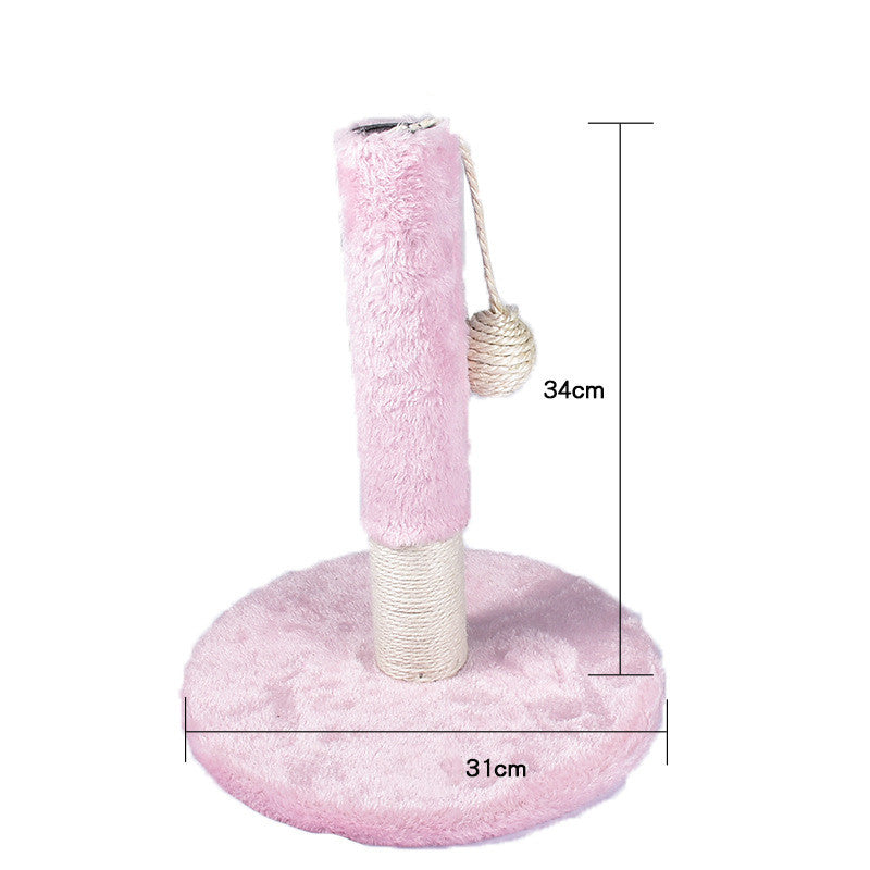 Multi-Style Solid Wood Cat Climbing Tree Frame with Integrated Scratching Post