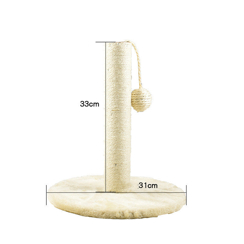 Multi-Style Solid Wood Cat Climbing Tree Frame with Integrated Scratching Post