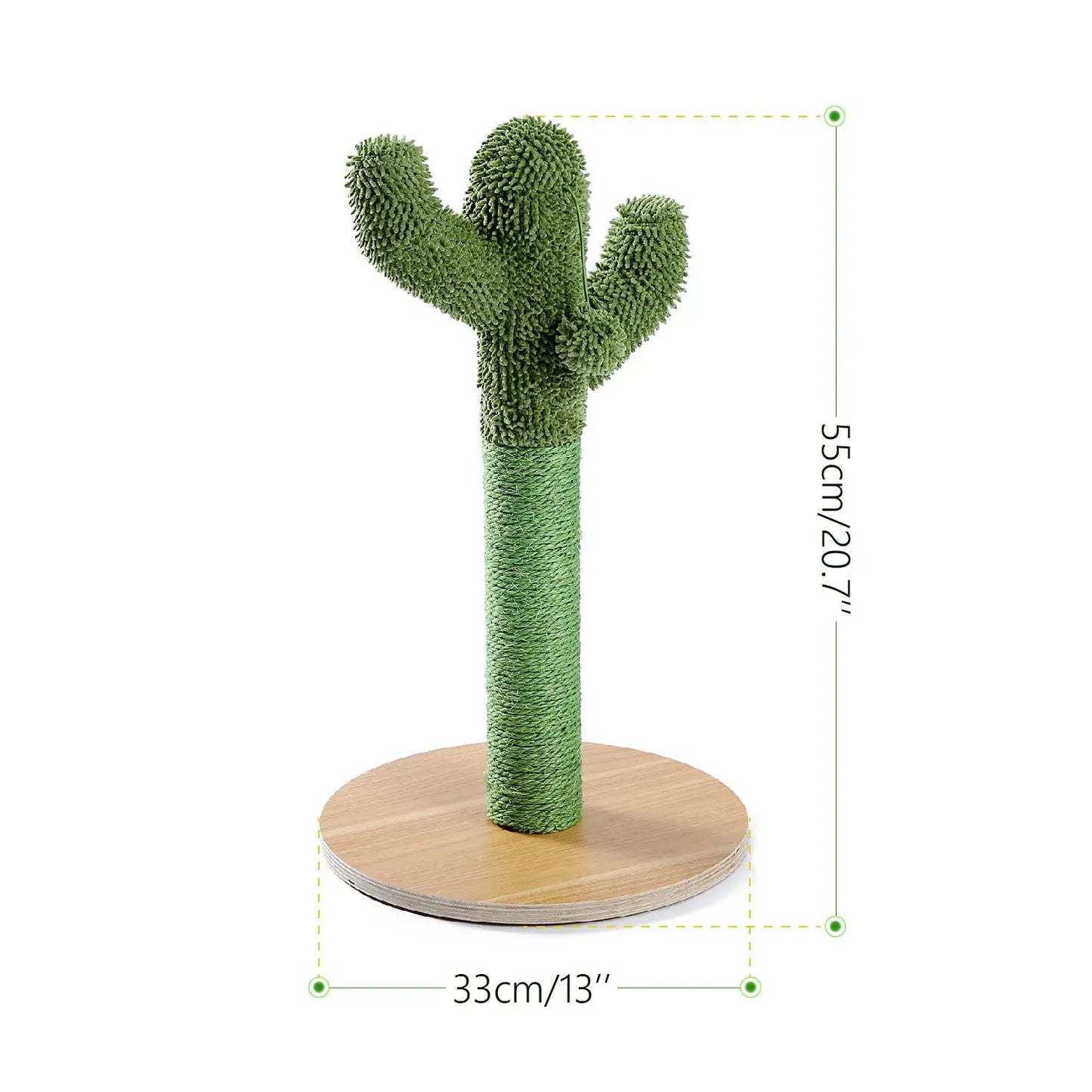 55cm Chic Cactus-Styled Cat Tree - Minimalist Design