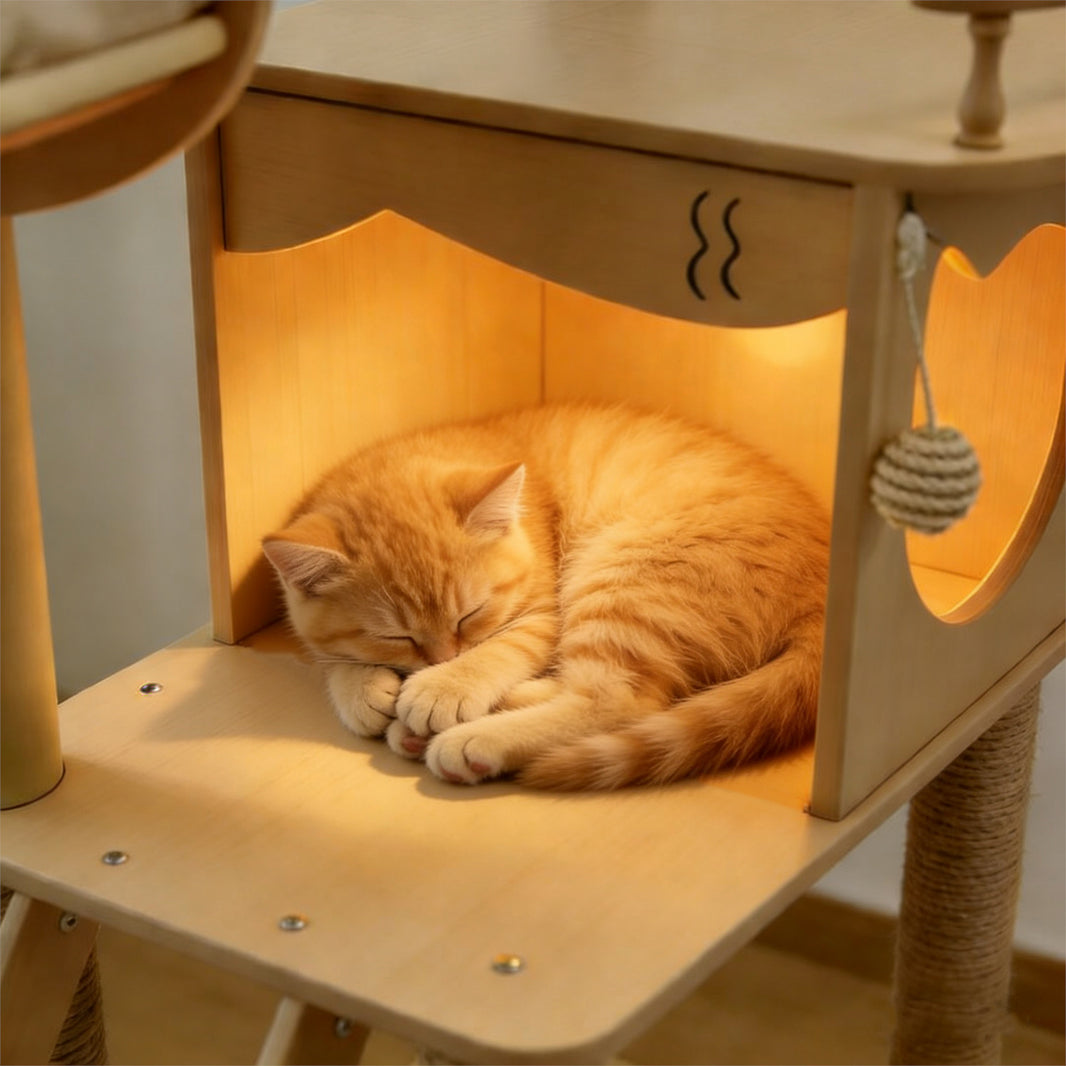 Spacious Large Cat Trees (100CM - 200CM) - Perfect for Active Cats ...